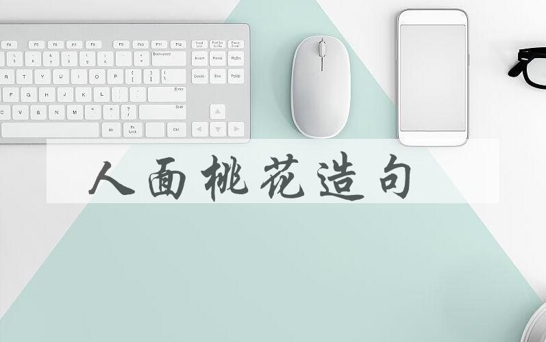 用人面桃花造句
