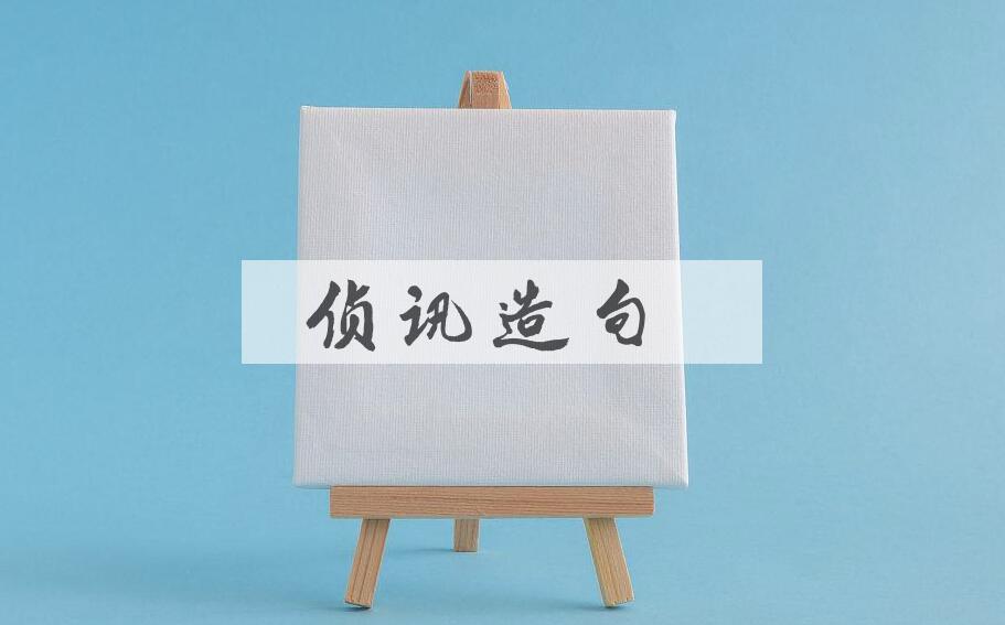 用侦讯造句