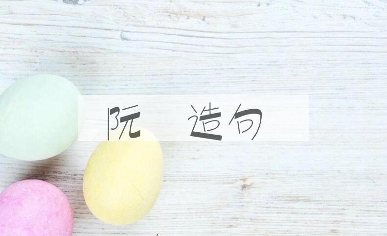 用阮瑀造句