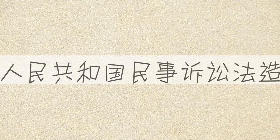 用中华人民共和国民事诉讼法造句