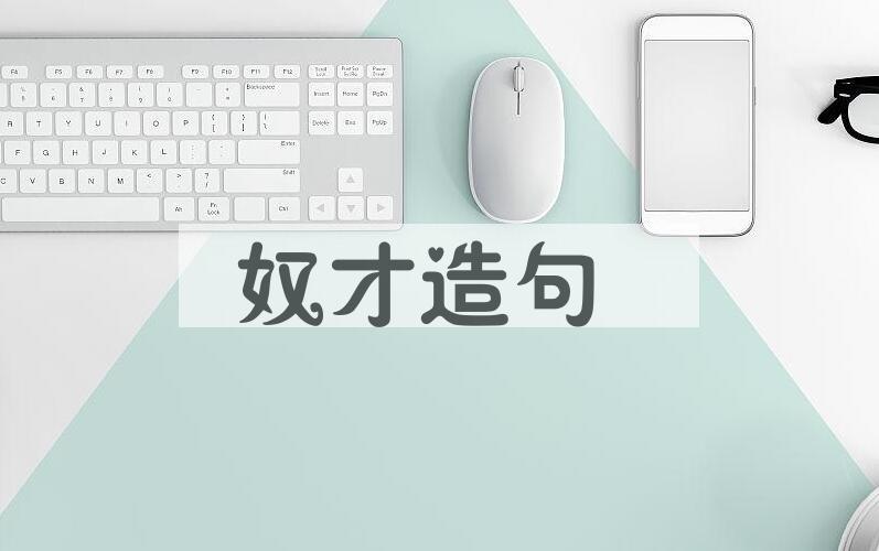 用奴才造句