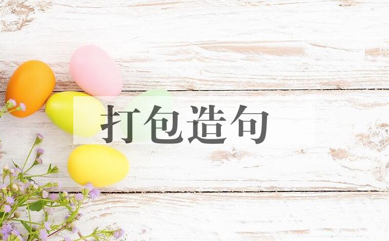 用打包造句