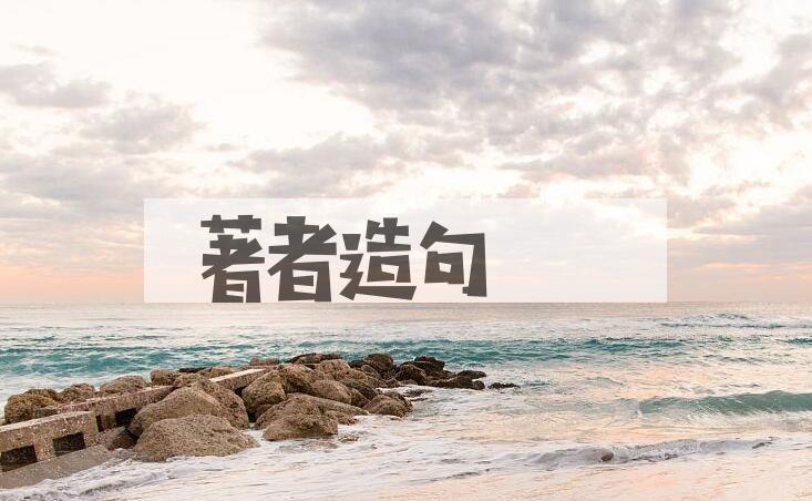 用著者造句