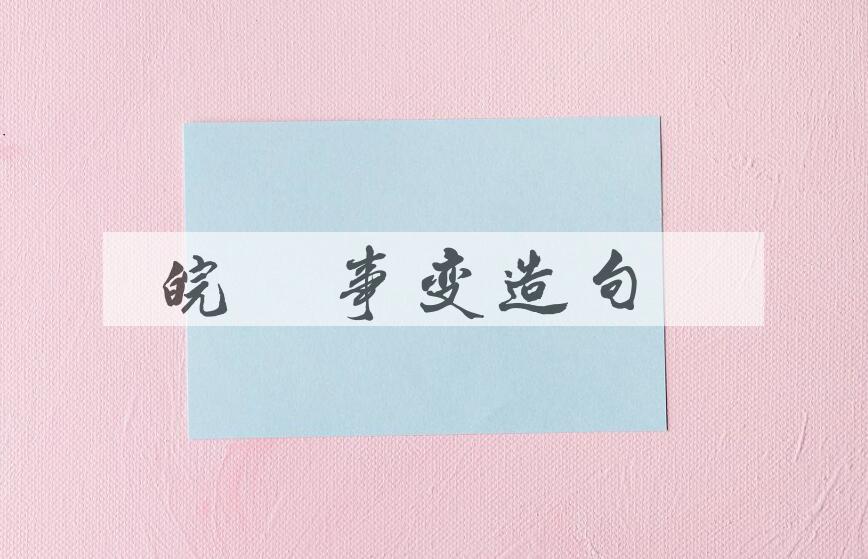 用皖南事变造句