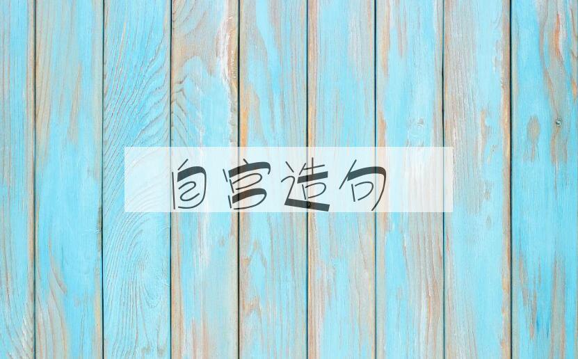 用自宫造句