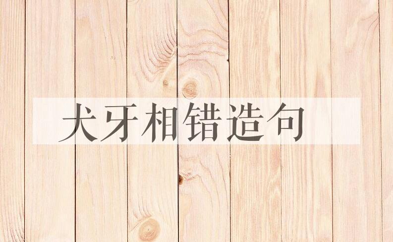 用犬牙相错造句