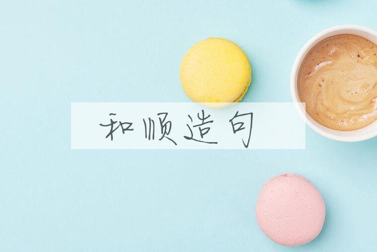用和顺造句