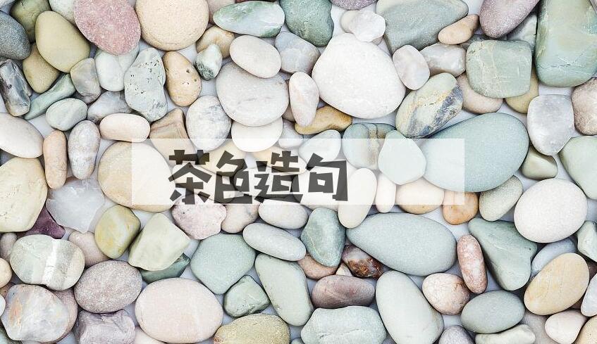 用茶色造句