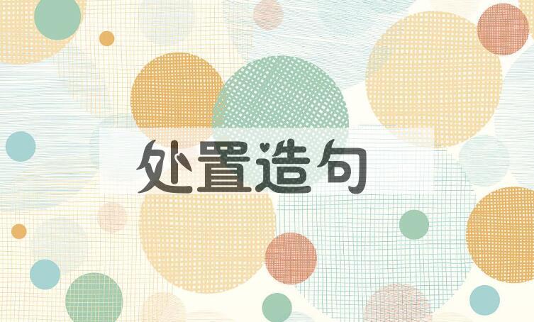 用处置造句