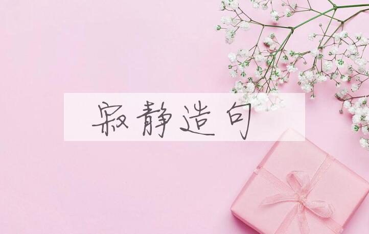 用寂静造句