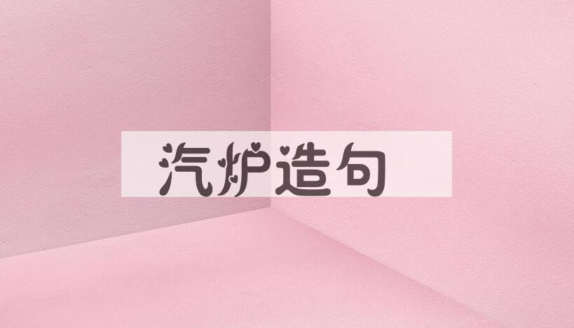 用汽炉造句