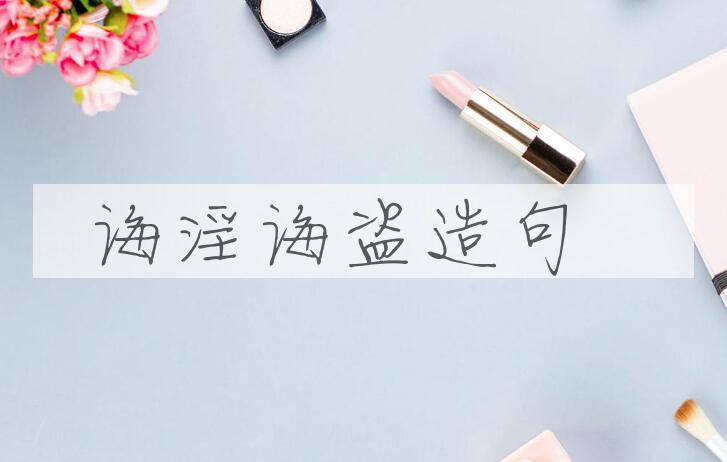 用诲淫诲盗造句