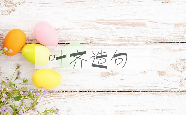 用叶齐造句