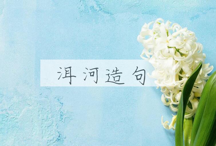 用洱河造句