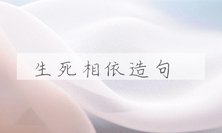 用生死相依造句