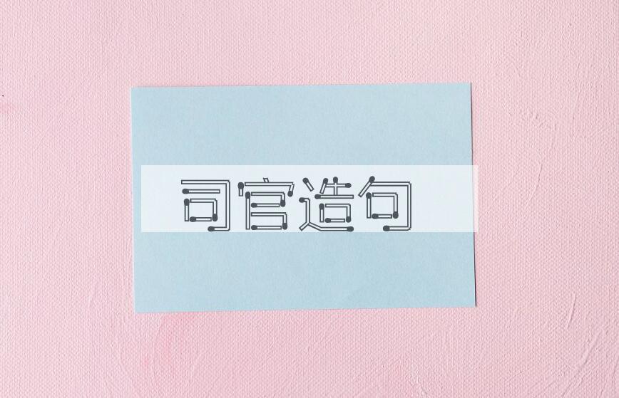 用司官造句