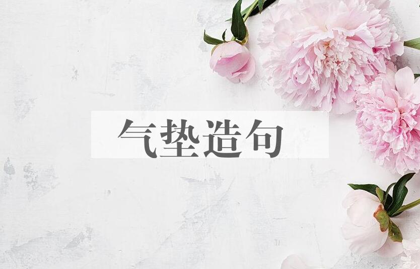 用气垫造句