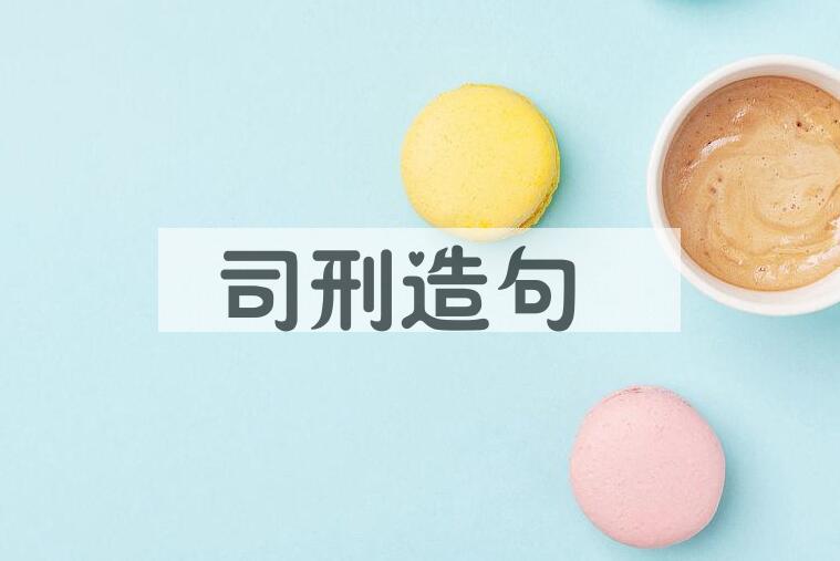 用司刑造句