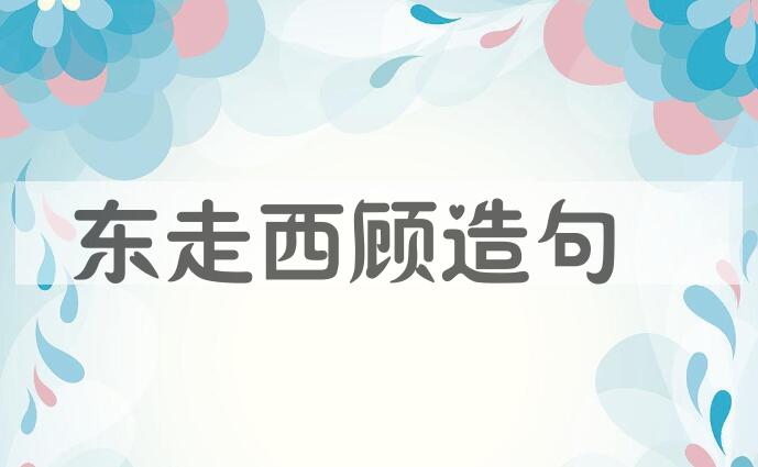 用东走西顾造句