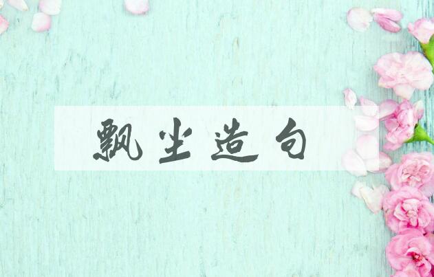 用飘尘造句