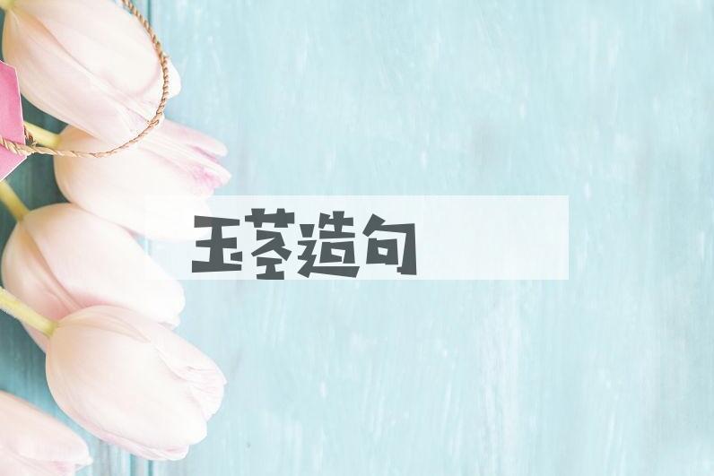 用玉茎造句