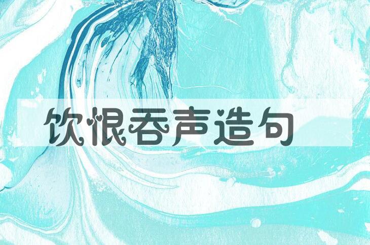 用饮恨吞声造句
