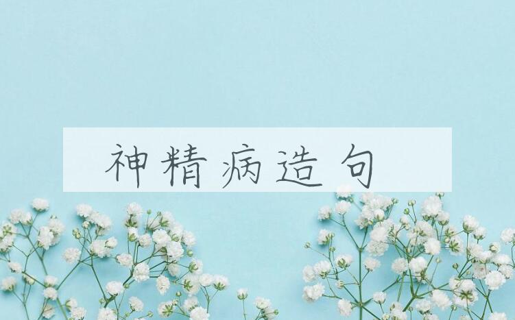 用神精病造句