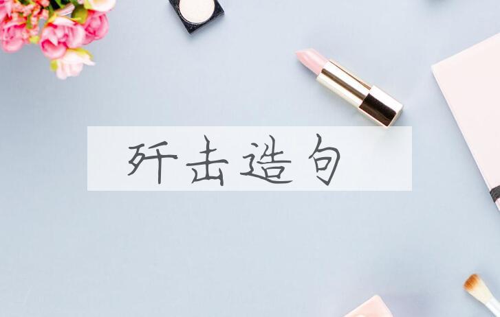用歼击造句