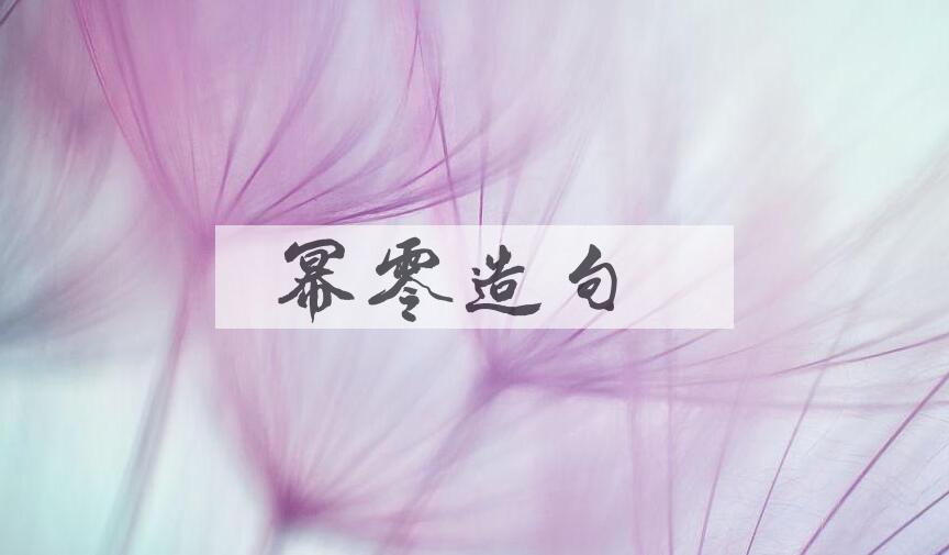用幂零造句