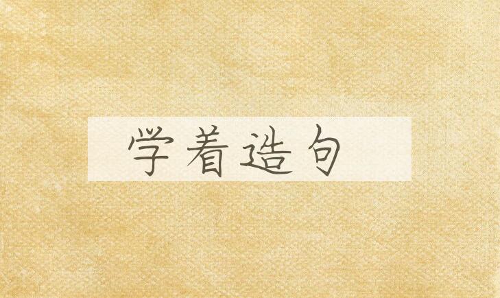 用学着造句