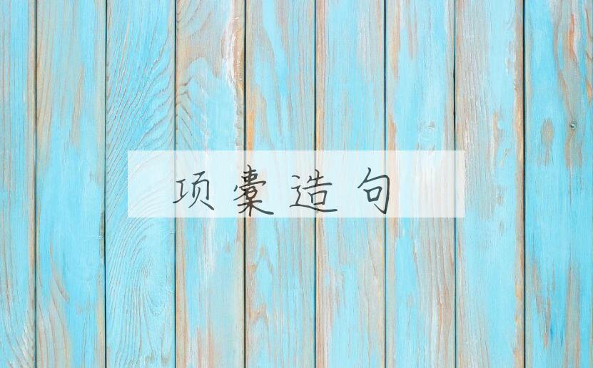 用项橐造句