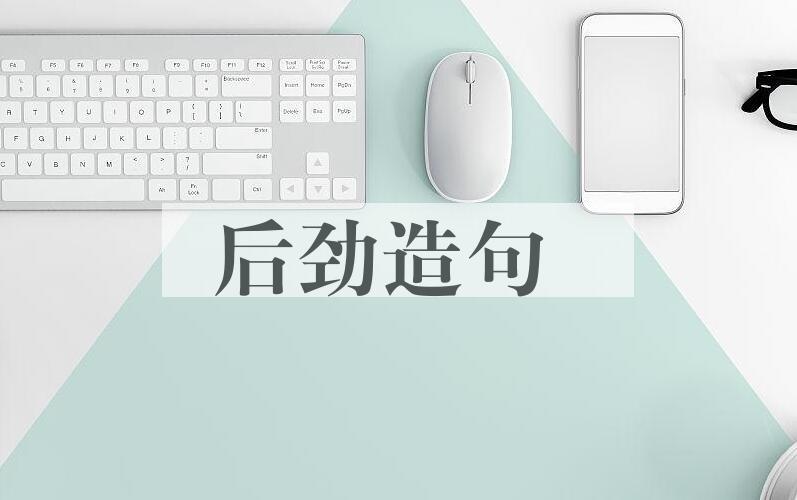 用后劲造句