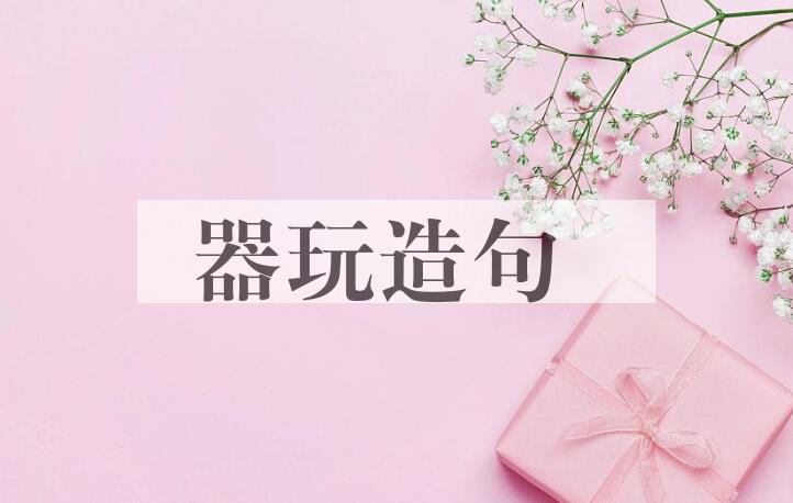 用器玩造句