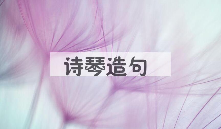 用诗琴造句