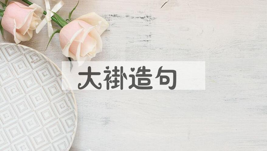 用大褂造句