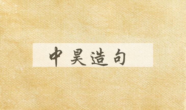 用中昊造句