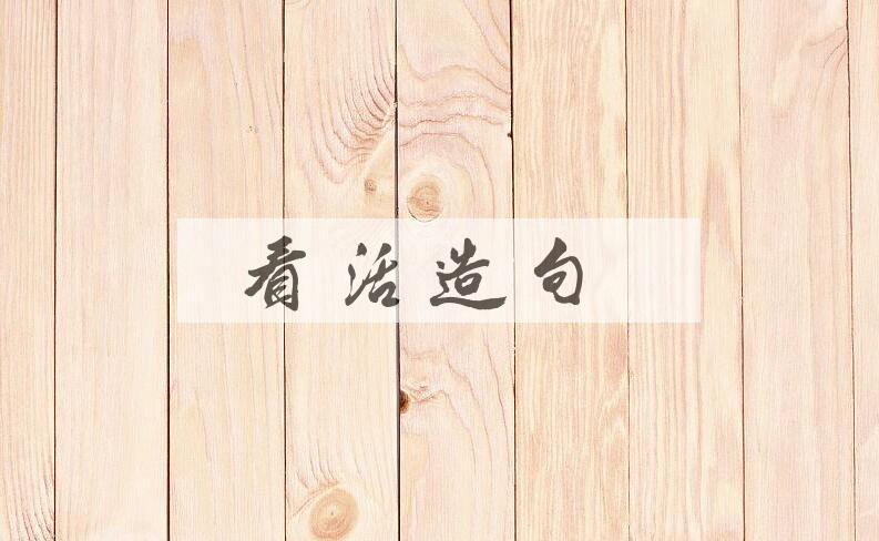 用看活造句