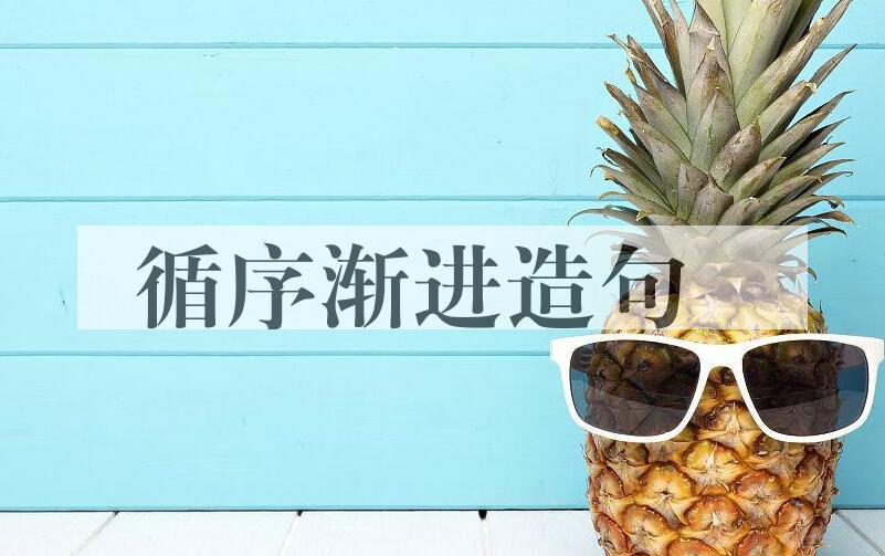 用循序渐进造句