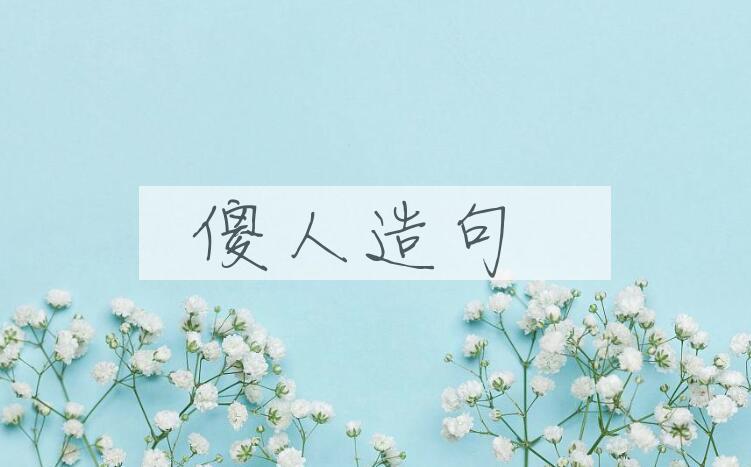 用傻人造句