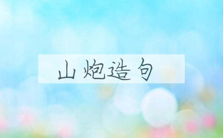 用山炮造句