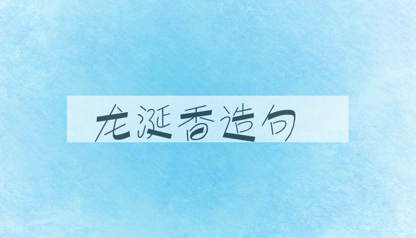 用龙涎香造句