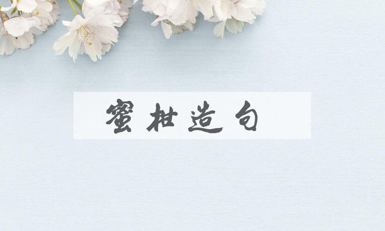 用蜜柑造句