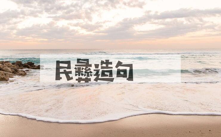 用民彝造句
