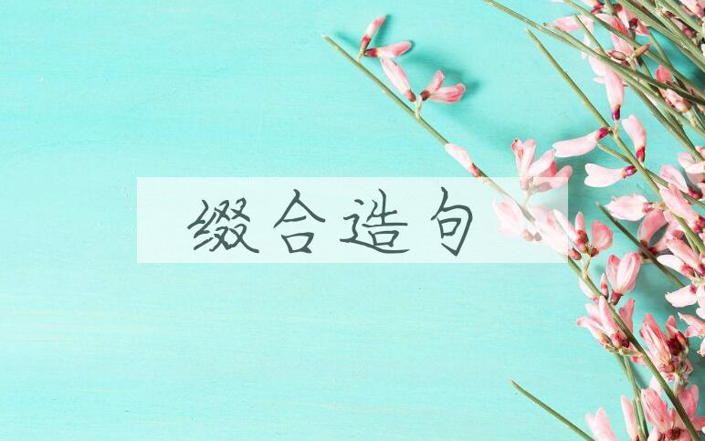 用缀合造句