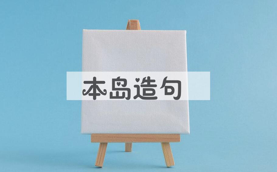 用本岛造句