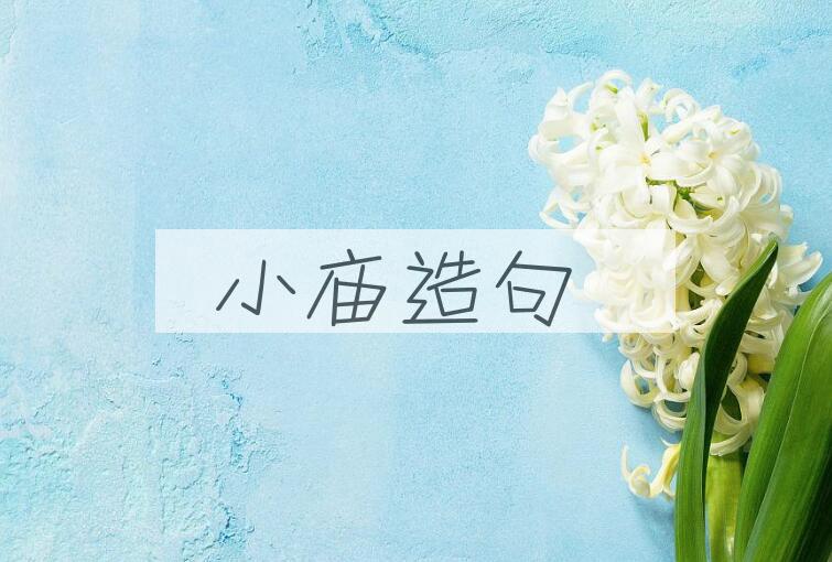 用小庙造句