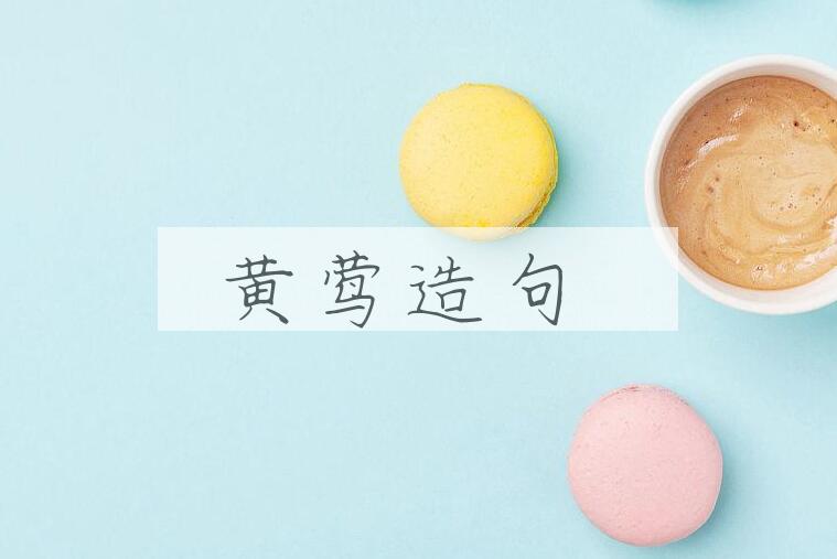 用黄莺造句