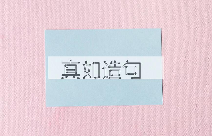 用真如造句