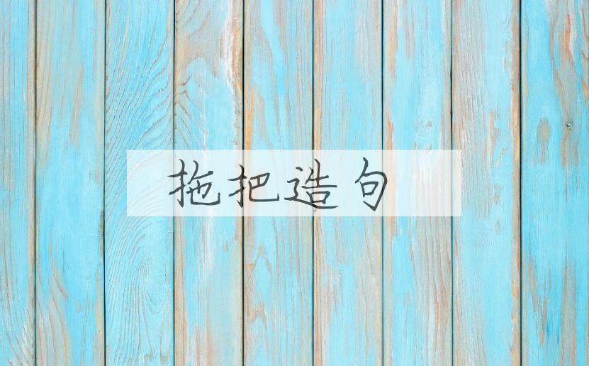 用拖把造句