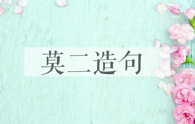 用莫二造句